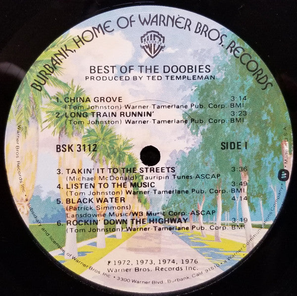 The Doobie Brothers : Best Of The Doobies (LP, Album, Comp, Los)
