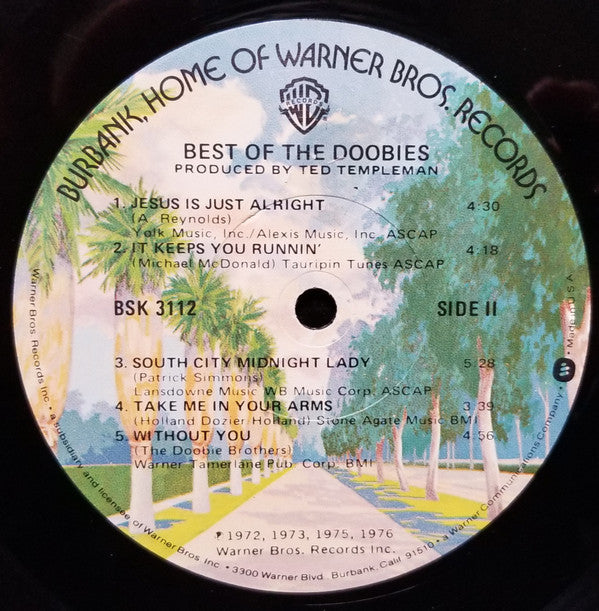 The Doobie Brothers : Best Of The Doobies (LP, Album, Comp, Los)