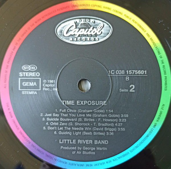 Little River Band : Time Exposure (LP, Album, RE, Bla)