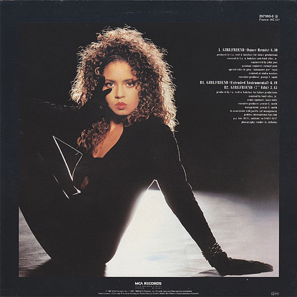 Pebbles : Girlfriend (Dance Remix) (12", Maxi)