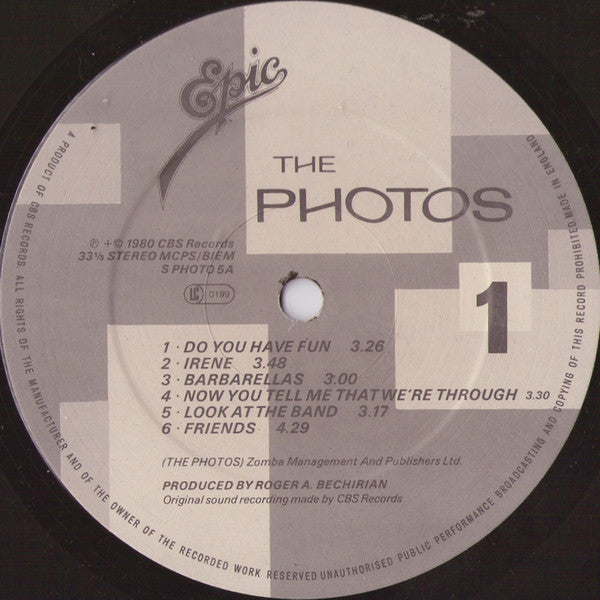 The Photos : The Photos (2xLP, Ltd)