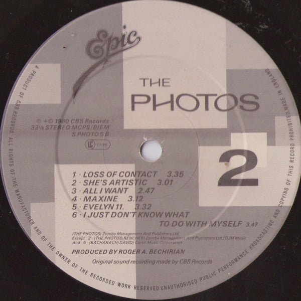 The Photos : The Photos (2xLP, Ltd)