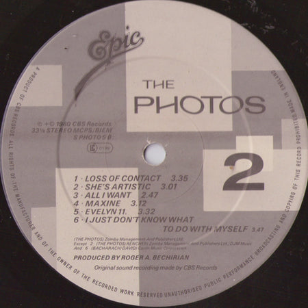 The Photos : The Photos (2xLP, Ltd)