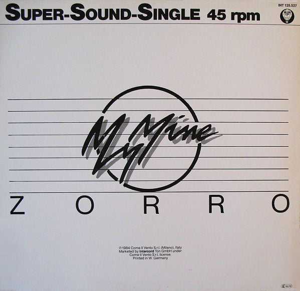 My Mine : Zorro (12", Single, Mul)