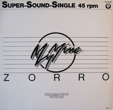 My Mine : Zorro (12", Single, Mul)