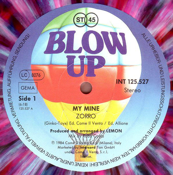 My Mine : Zorro (12", Single, Mul)