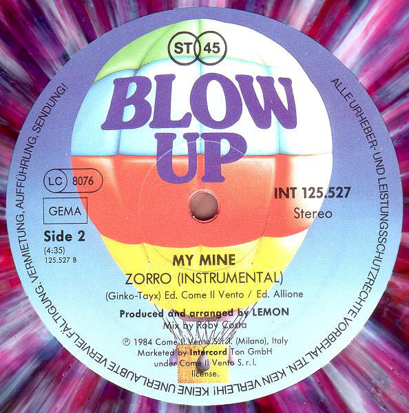 My Mine : Zorro (12", Single, Mul)