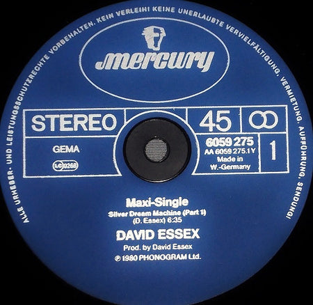 David Essex : Silver Dream Machine (12")
