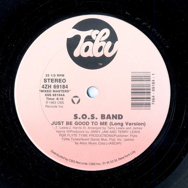 The S.O.S. Band / Sharon Ridley : Just Be Good To Me / Changin' (12", RM)