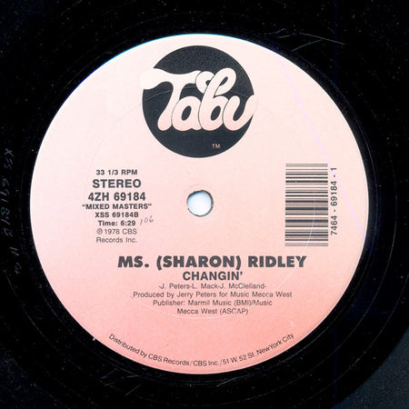 The S.O.S. Band / Sharon Ridley : Just Be Good To Me / Changin' (12", RM)