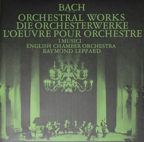 Johann Sebastian Bach - English Chamber Orchestra, Raymond Leppard : Die Orchesterwerke Einschliesslich Die Brandenburgischen Konzerte (9xLP + Box, Comp)