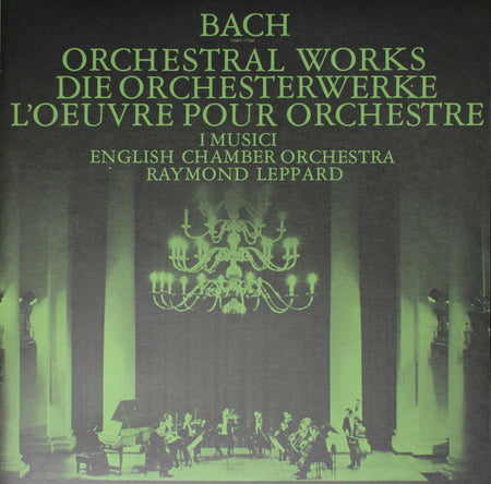 Johann Sebastian Bach - English Chamber Orchestra, Raymond Leppard : Die Orchesterwerke Einschliesslich Die Brandenburgischen Konzerte (9xLP + Box, Comp)
