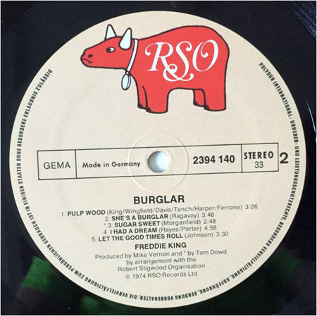Freddie King : Burglar (LP, Album)