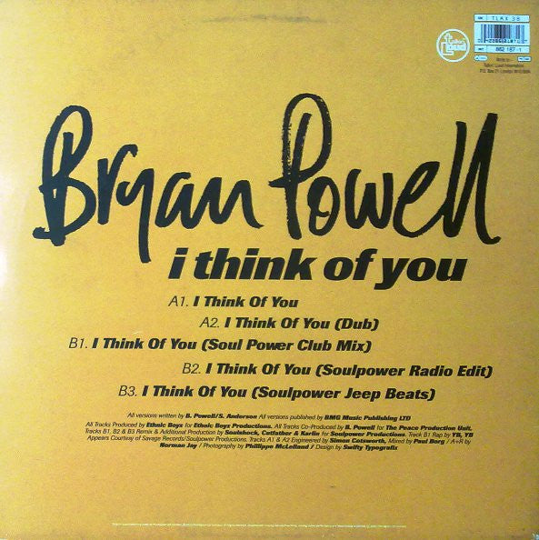 Bryan Powell : I Think Of You (12")