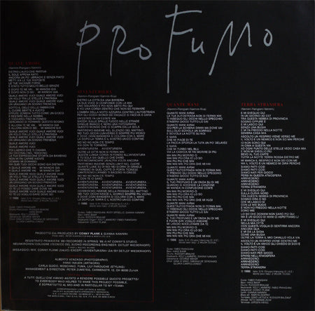 Gianna Nannini : Profumo (LP, Album)