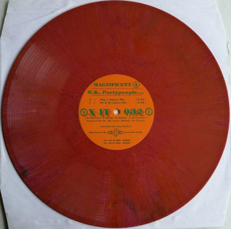 Magnificent 4 : O.K. Partypeople... (12", Red)