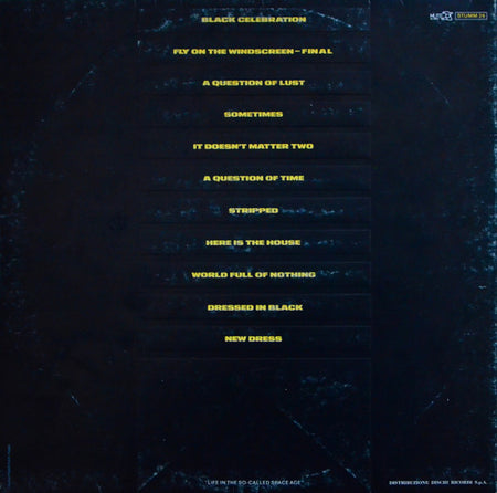 Depeche Mode : Black Celebration (LP, Album, Gat)