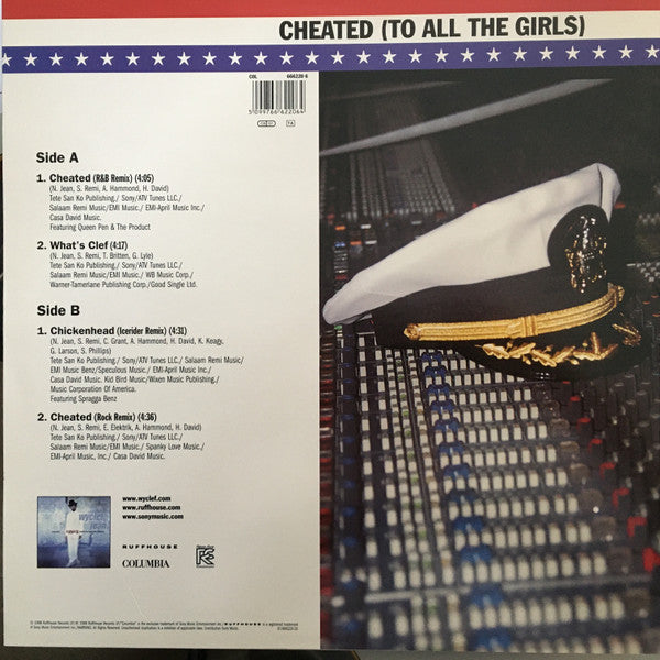 Wyclef Jean : Cheated (To All The Girls) (12")