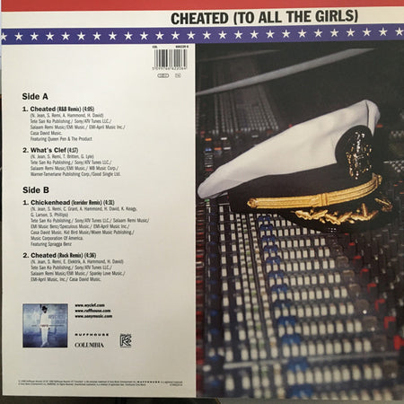 Wyclef Jean : Cheated (To All The Girls) (12")
