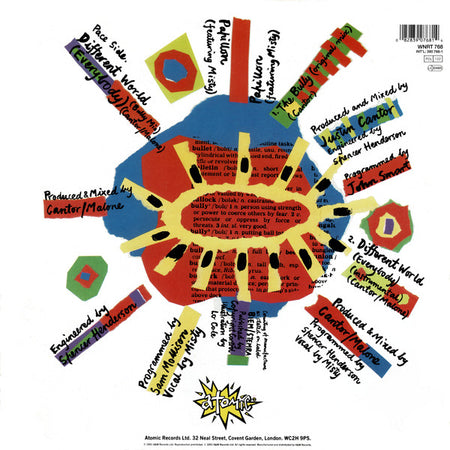 Papillon (2) : Different World (Everybody) / The Bully (12")