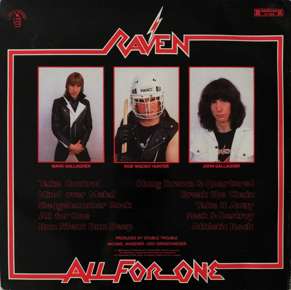 Raven (6) : All For One (LP, Album)
