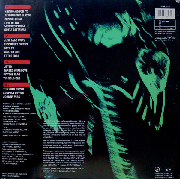 Stiff Little Fingers : See You Up There! (2xLP, Album)