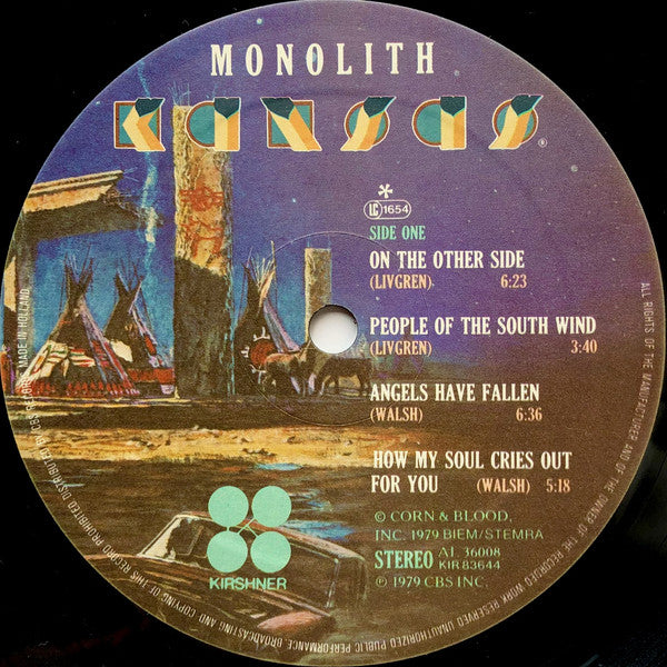 Kansas (2) : Monolith (LP, Album, Gat)