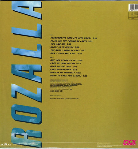 Rozalla : Everybody's Free (LP, Album)