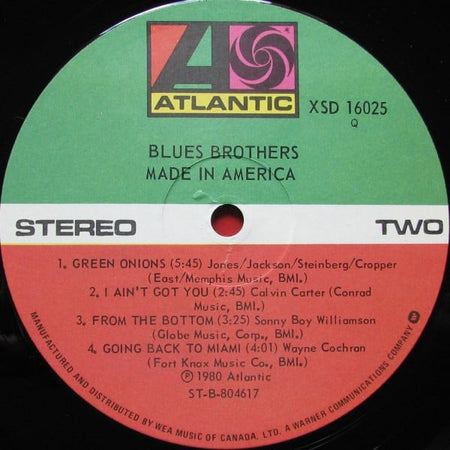 The Blues Brothers : Made In America (LP, Album)