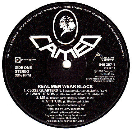 Cameo : Real Men … Wear Black (LP, Album)