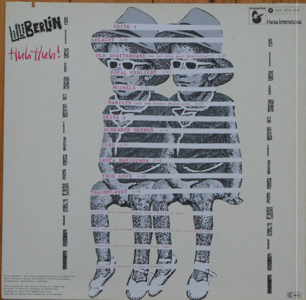 Lilli Berlin : Huh Huh! (LP, Album)