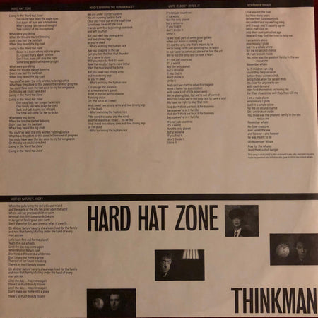 Thinkman : Hard Hat Zone (LP, Album)