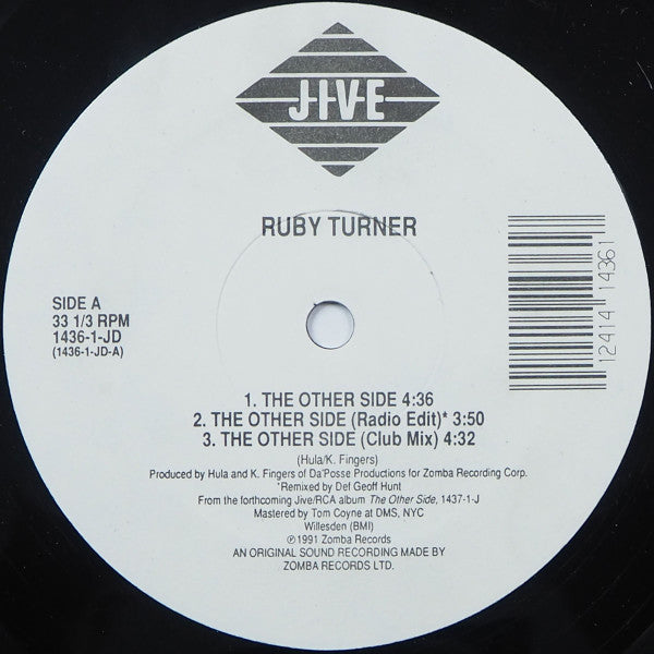Ruby Turner : The Other Side (12")