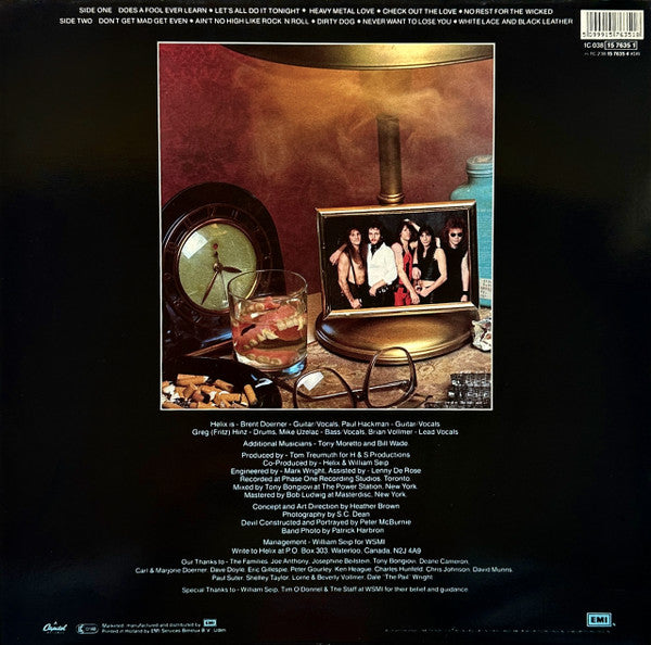 Helix (3) : No Rest For The Wicked (LP, Album, Fam)