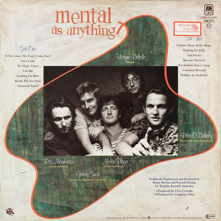 Mental As Anything : If You Leave Me, Can I Come Too? (LP, Album)
