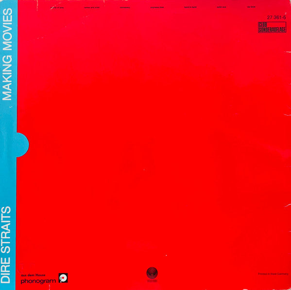 Dire Straits : Making Movies (LP, Album, Club, Clu)
