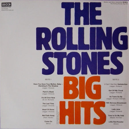 The Rolling Stones : Big Hits (LP, Comp, Club, RE)