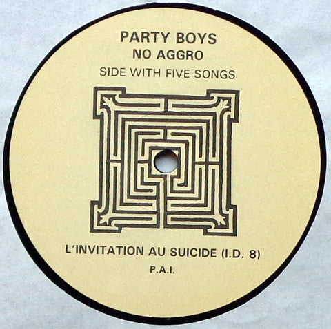 Party Boys (2) : No Aggro (LP, Album)