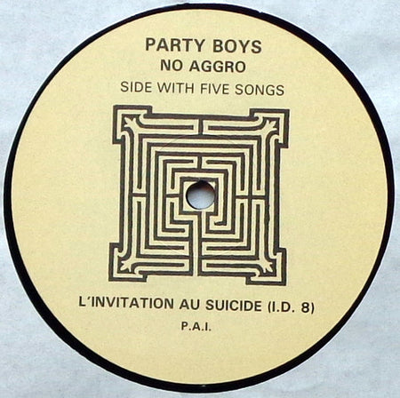 Party Boys (2) : No Aggro (LP, Album)