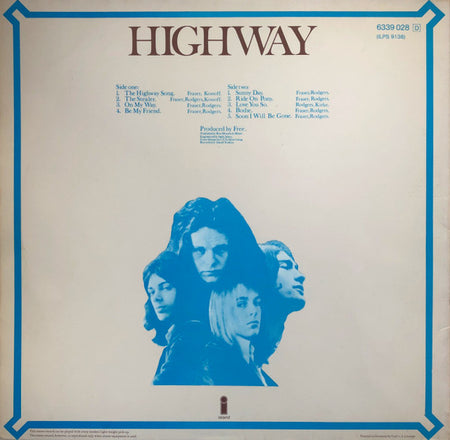 Free : Highway (LP, Album, Gat)