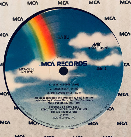 Sabu : Sabu (LP, Promo)