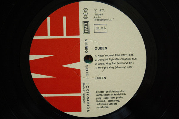 Queen : Queen (LP, Album, RE)