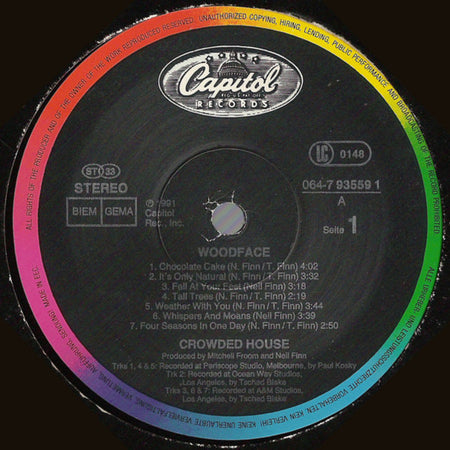 Crowded House : Woodface (LP, Album)