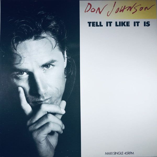 Don Johnson : Tell It Like It Is (12", Maxi)