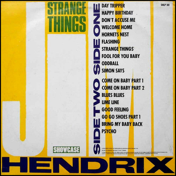 Jimi Hendrix : Strange Things (LP, Comp)