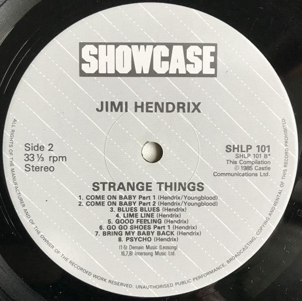Jimi Hendrix : Strange Things (LP, Comp)