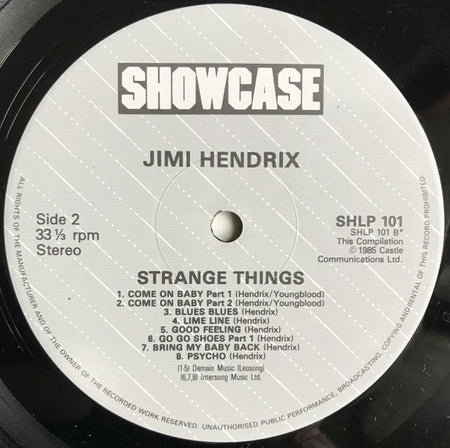 Jimi Hendrix : Strange Things (LP, Comp)
