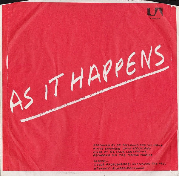 Dr. Feelgood : As It Happens (LP, Album)
