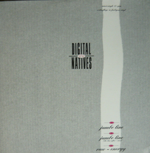 Digital Natives : Jumbo Line (12", Ltd, Whi)