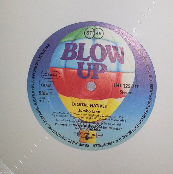 Digital Natives : Jumbo Line (12", Ltd, Whi)